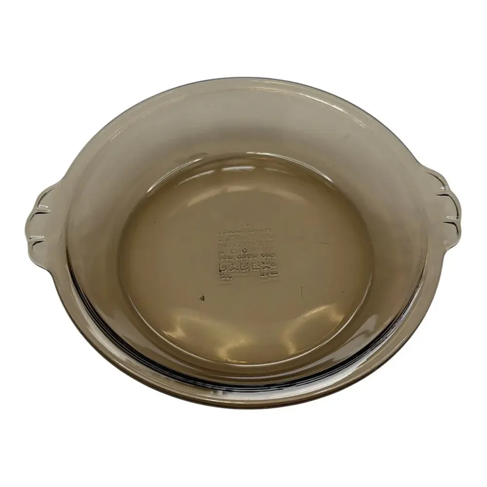 Vtg PYREX (c) 207 Amber Brown Vintage Glass 7